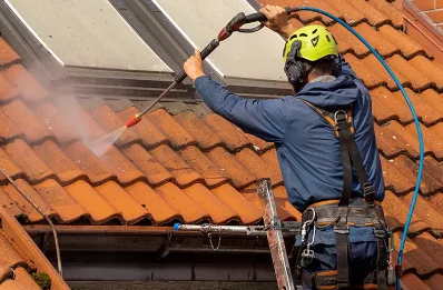 Démoussage et hydrofuge de toiture à Burnand